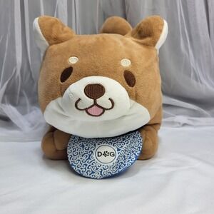 Chuken MOCHISHIBA Mochi Mochi‎ Cushion Okaka Shiba Inu Dog Plush Doll No Charm